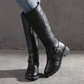 Women's Streamlined Tall Shaft Supportive Leather Boots