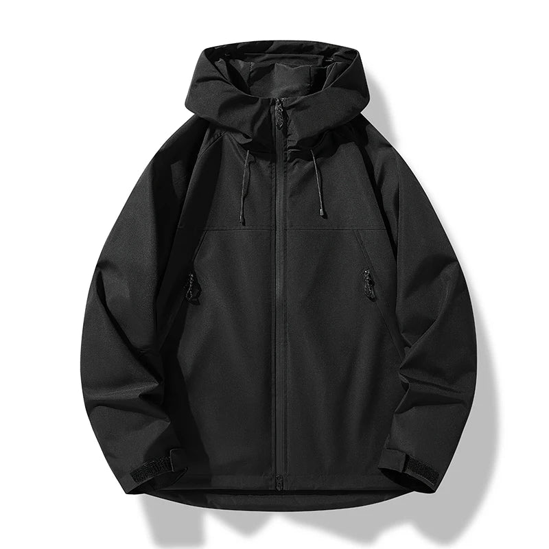 Men's Windproof Hooded Lightweight Rain Shell