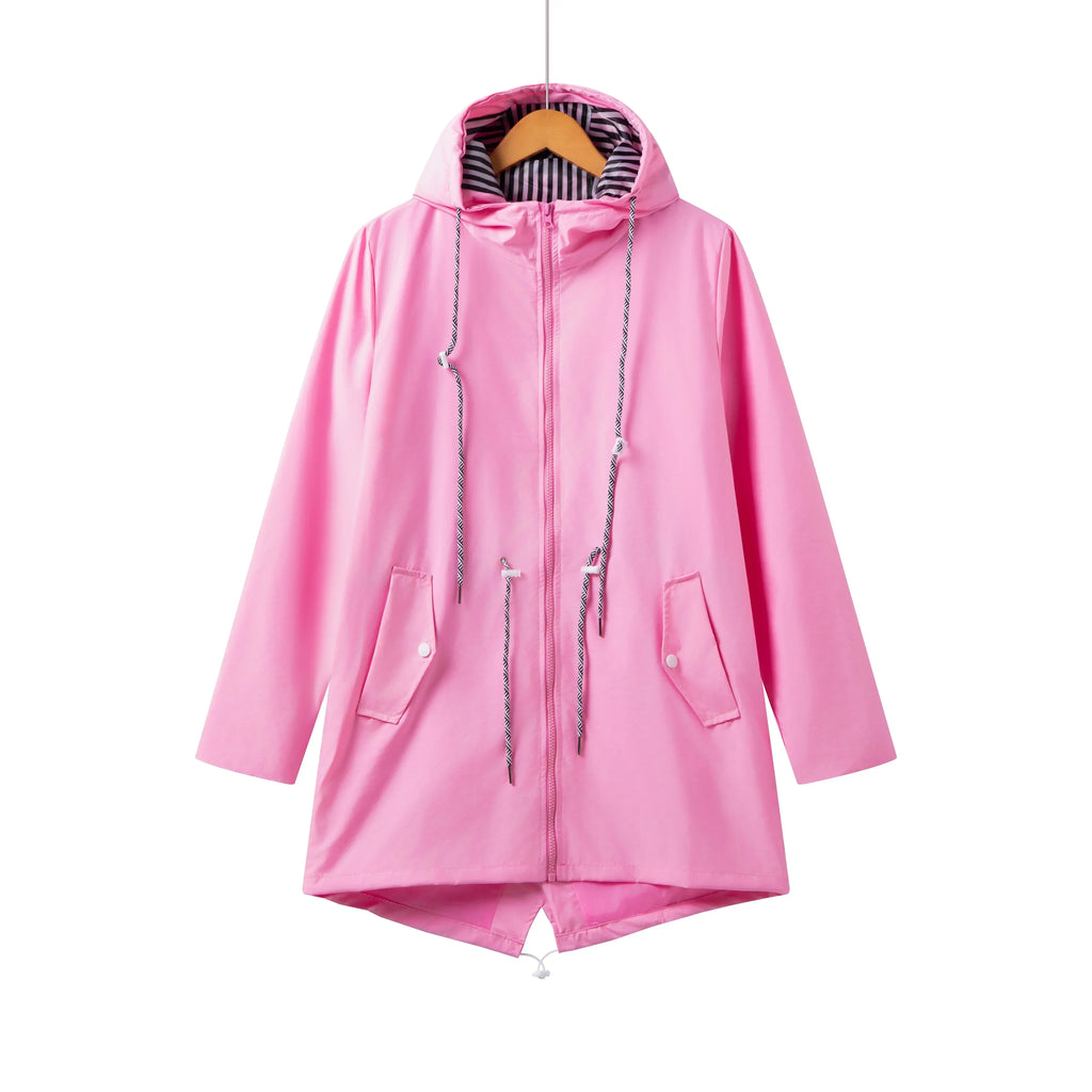 Women's Transitional Weather Parka with Hood and Zipper