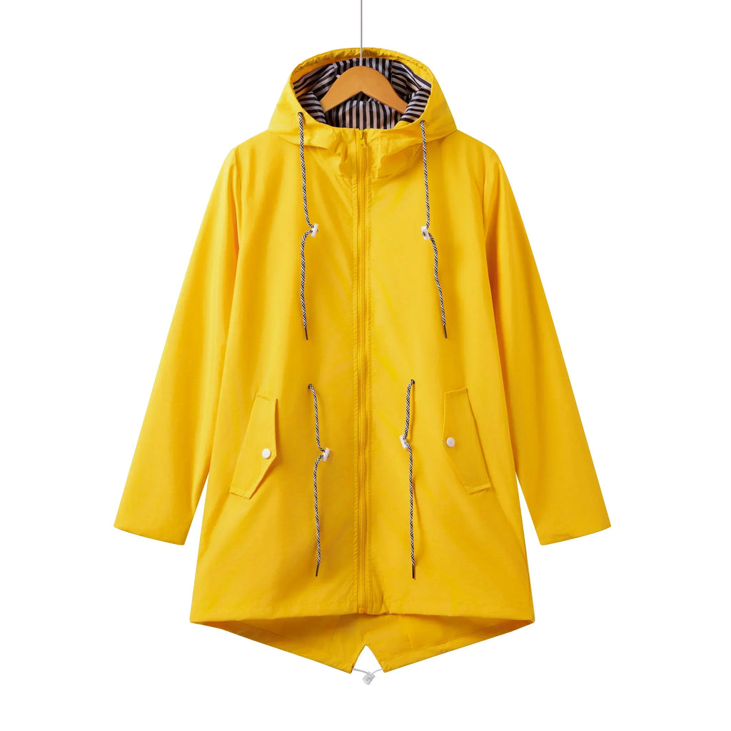 Women's Transitional Weather Parka with Hood and Zipper