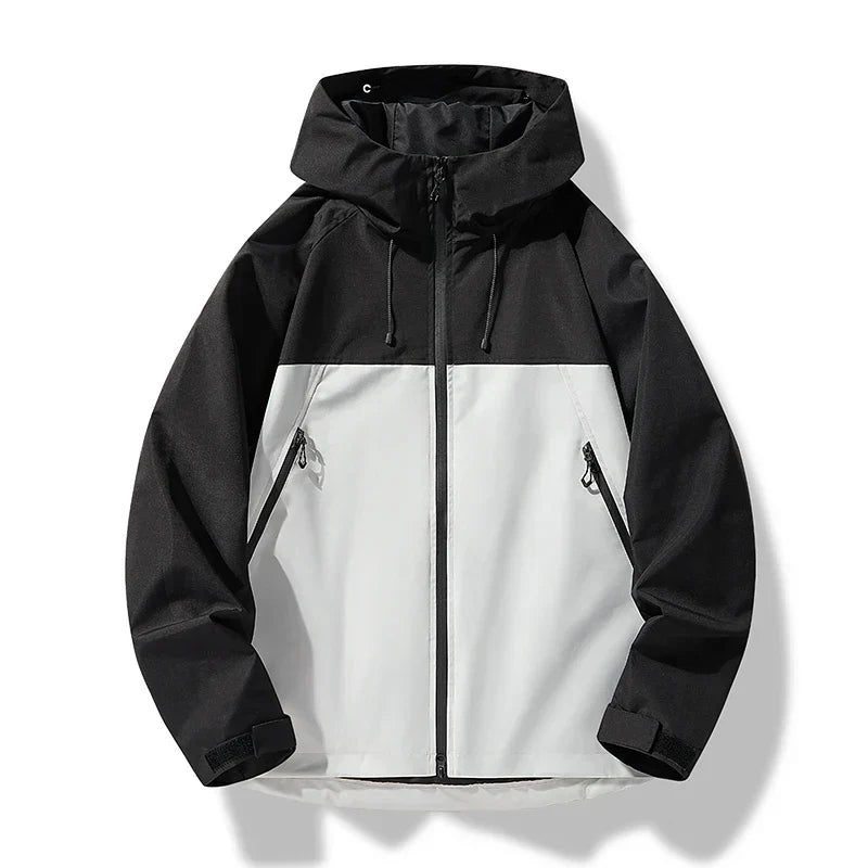 Men's Windproof Hooded Lightweight Rain Shell