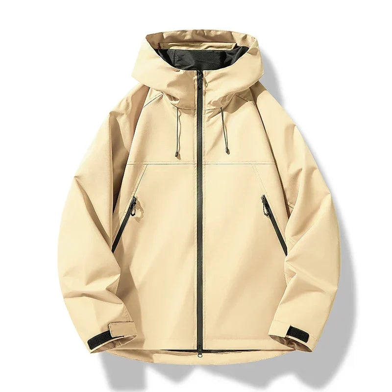 Men's Windproof Hooded Lightweight Rain Shell