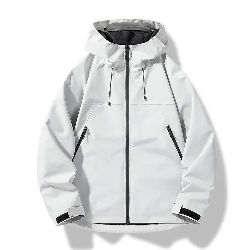 Men's Windproof Hooded Lightweight Rain Shell
