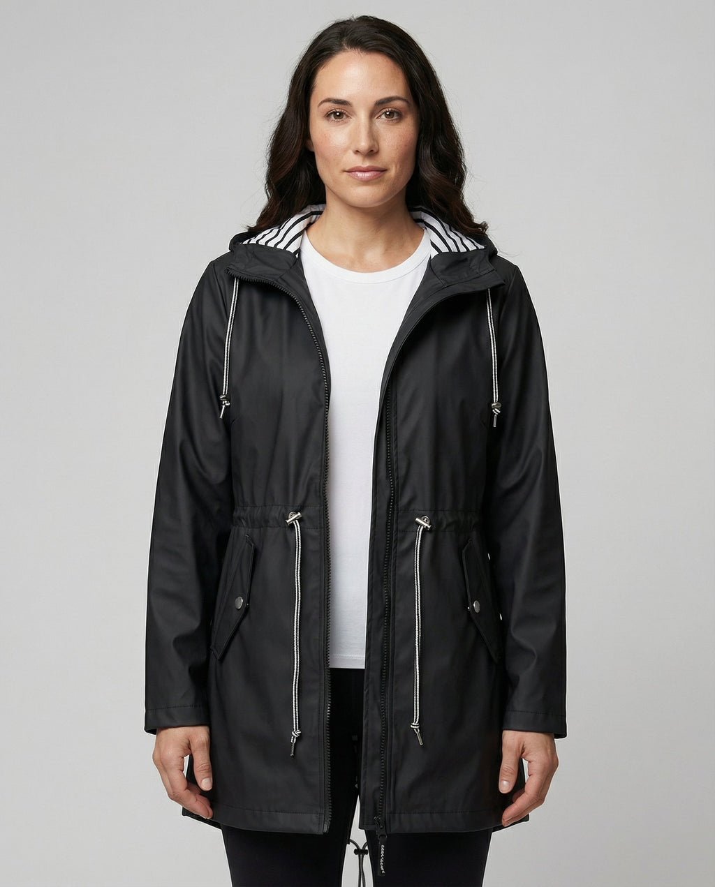 Women's Hooded Showerproof Shell Raincoat