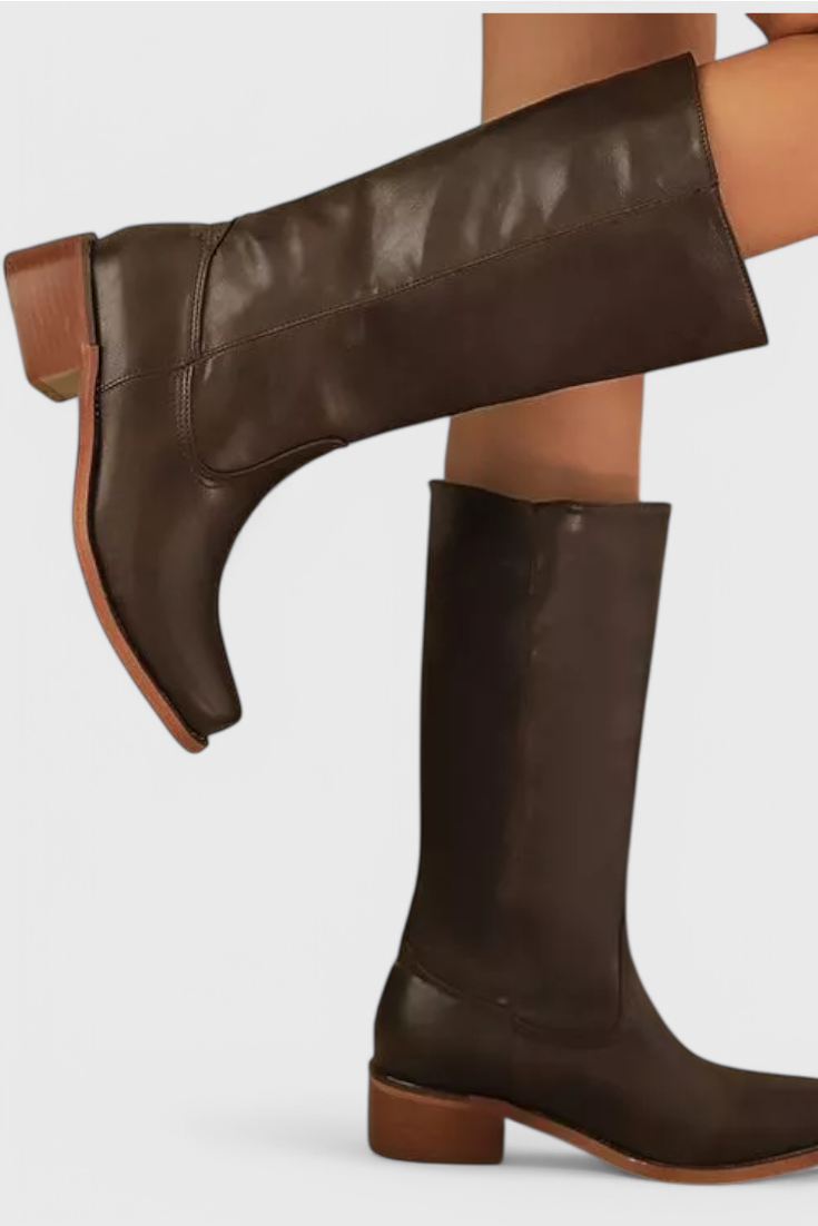 Women's Heeled Knee High Boots for Office Days