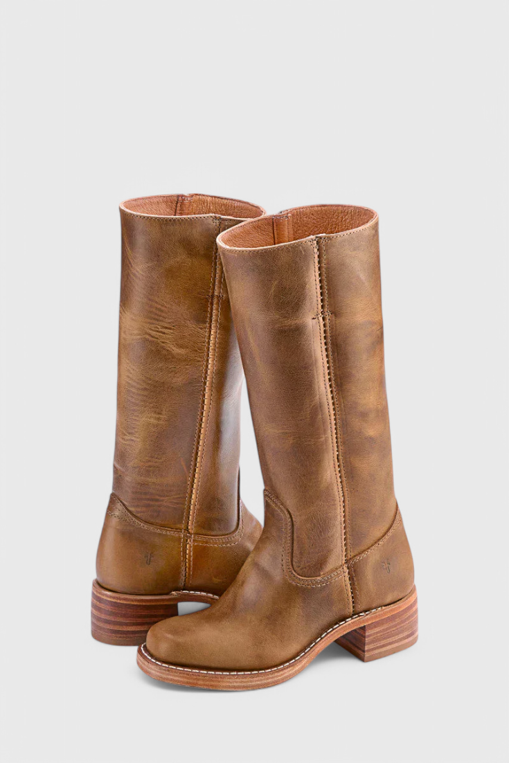 Women's Heeled Knee High Boots for Office Days