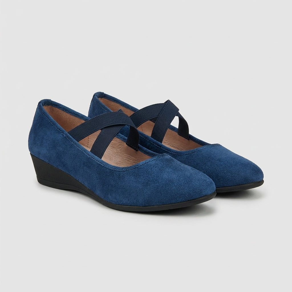 Women's Summer Overlapping Strap Supportive Wedge Shoes
