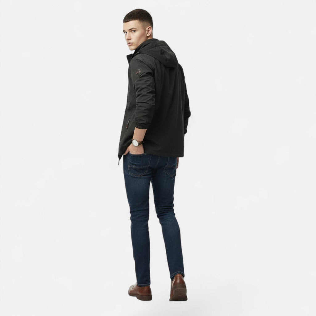 Men's City-to-Evening Stand-Neck Outdoor Jacket