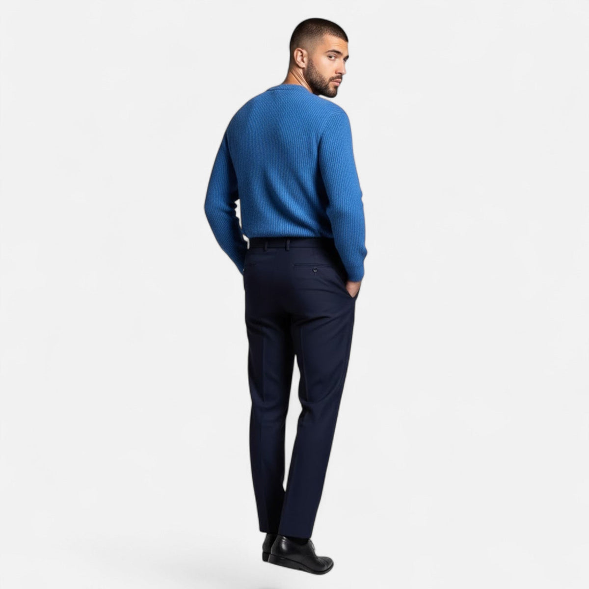 Men's Substantial Warm Loose Fit Chunky Sweater