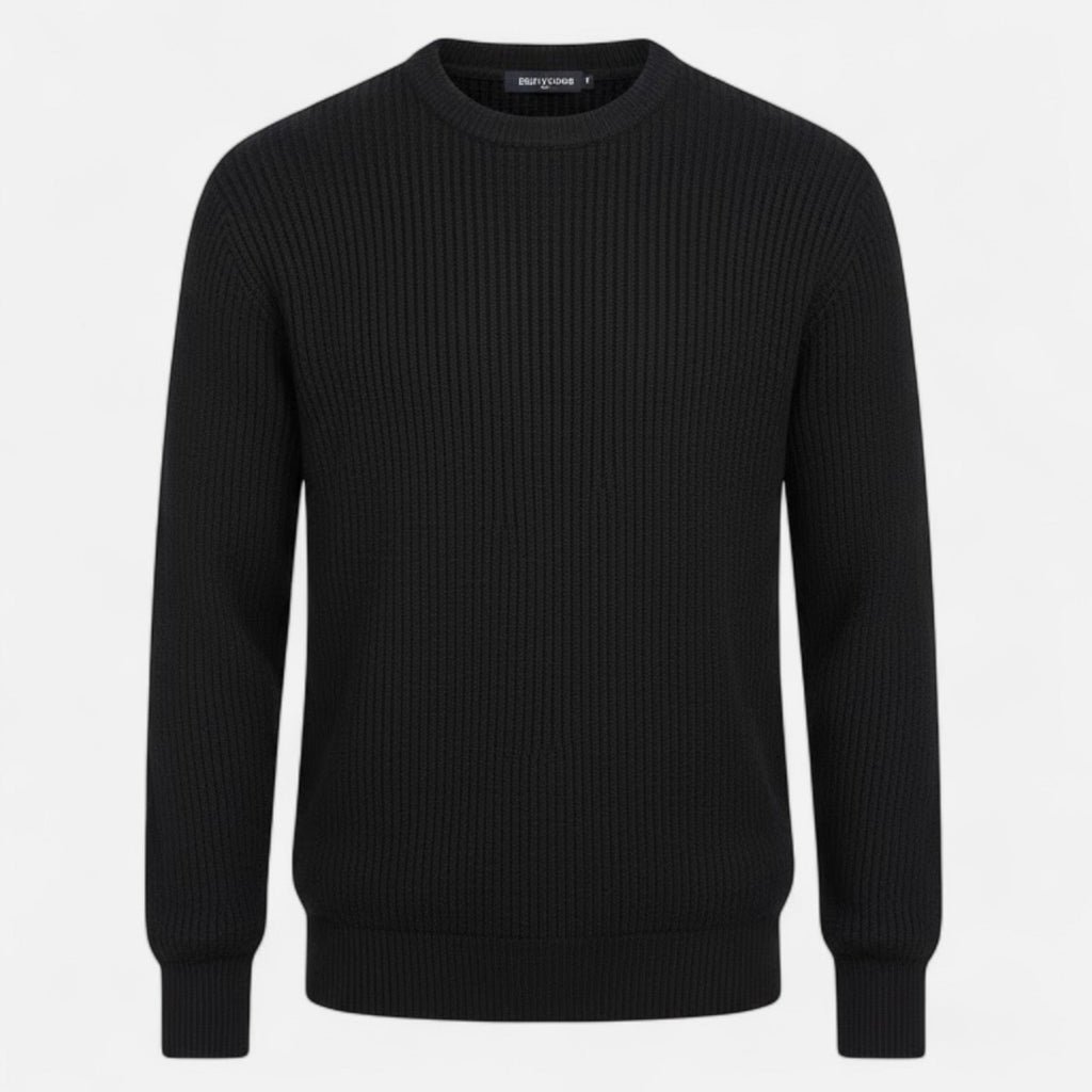 Men's Substantial Warm Loose Fit Chunky Sweater