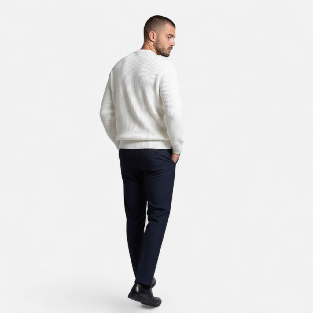 Men's Substantial Warm Loose Fit Chunky Sweater