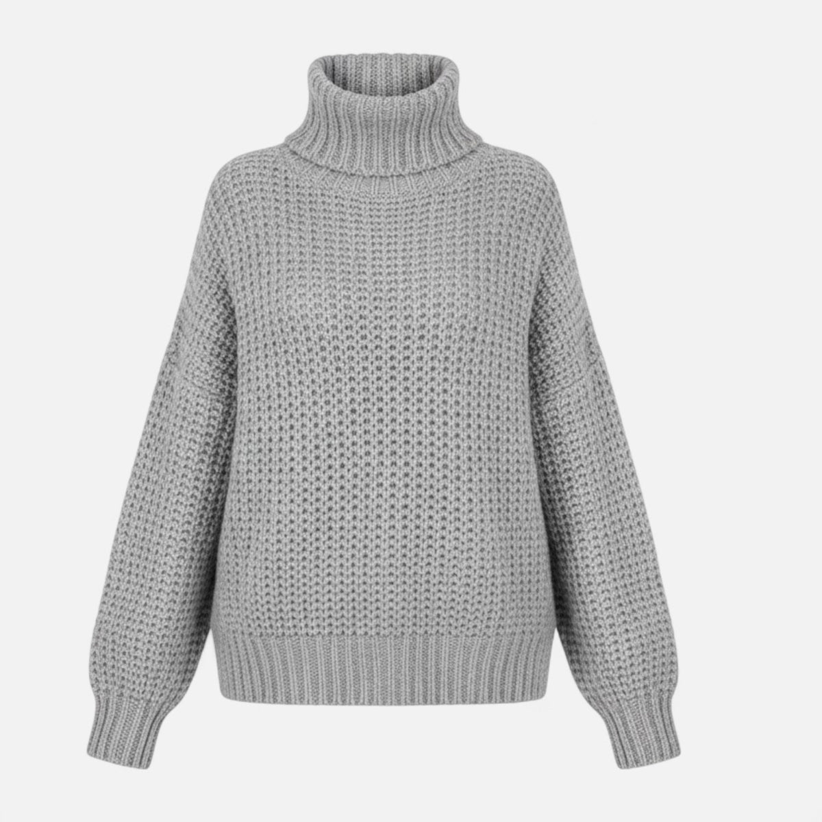 Women's Refined Wool-Blend Roll Neck Sweater