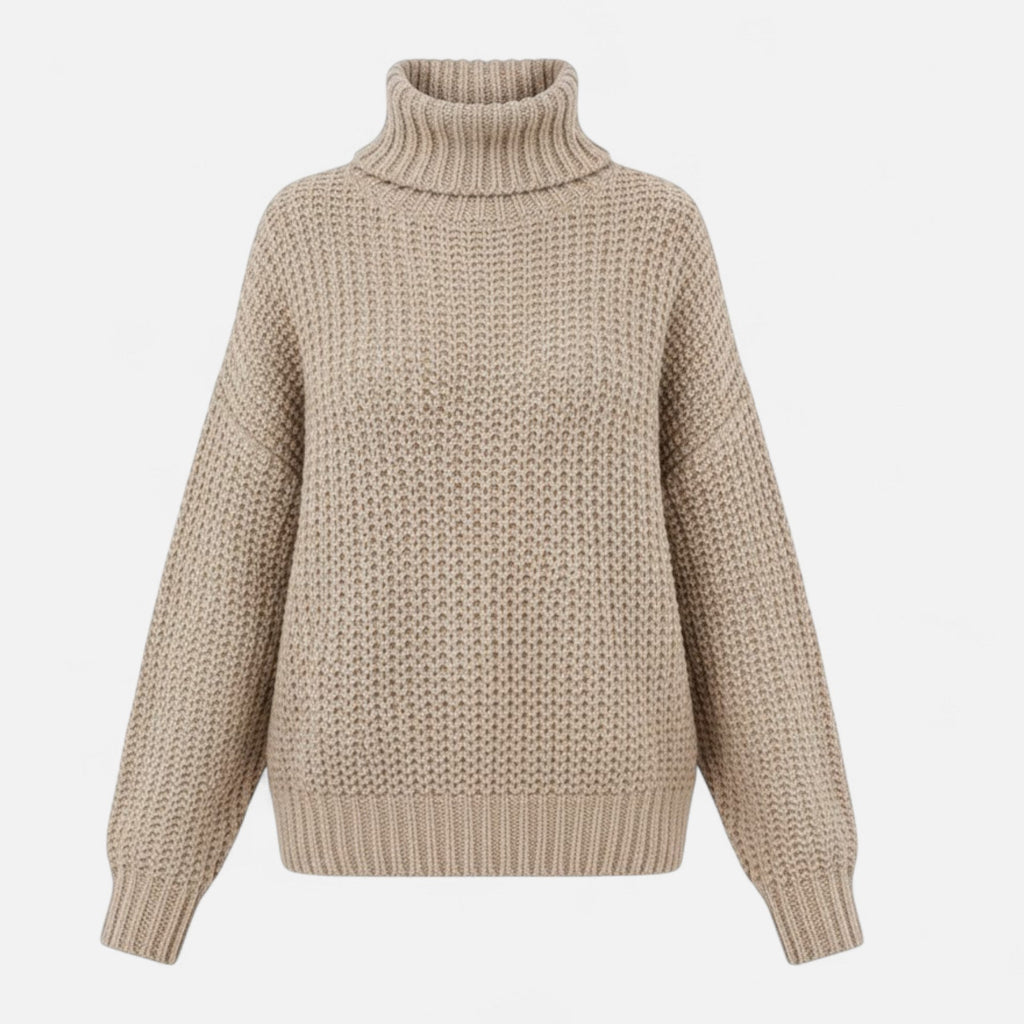 Women's Refined Wool-Blend Roll Neck Sweater