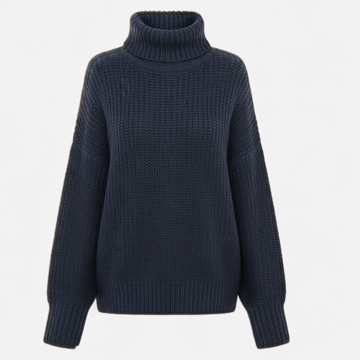 Women's Refined Wool-Blend Roll Neck Sweater