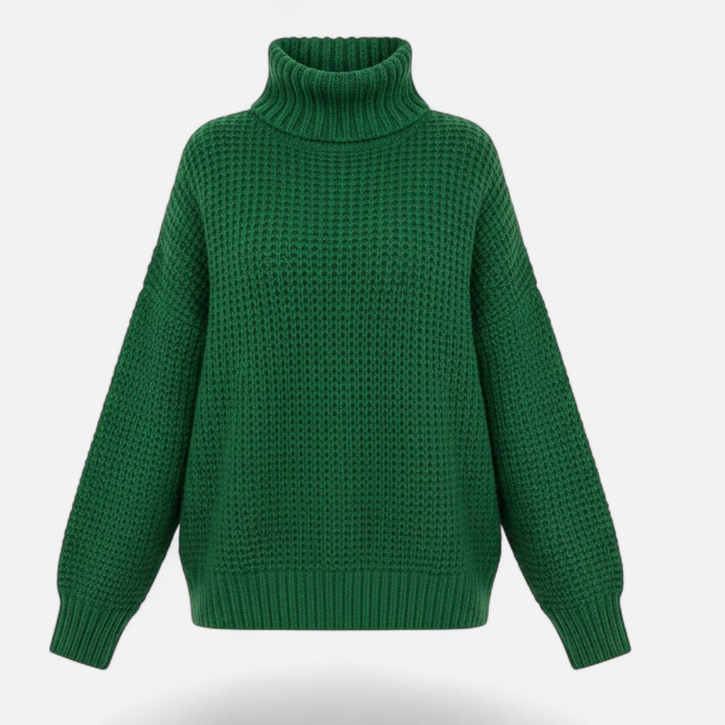 Women's Refined Wool-Blend Roll Neck Sweater