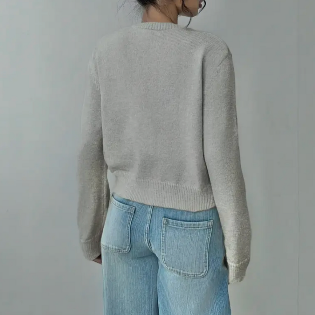 Women's Short Length Soft Button-Up Layering Cardigan