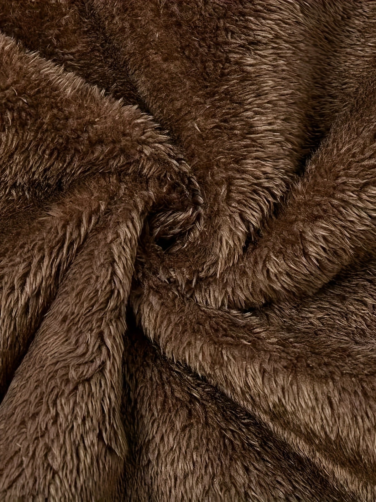 Women's Longline Zip-Front Coat with Soft Plush Hood