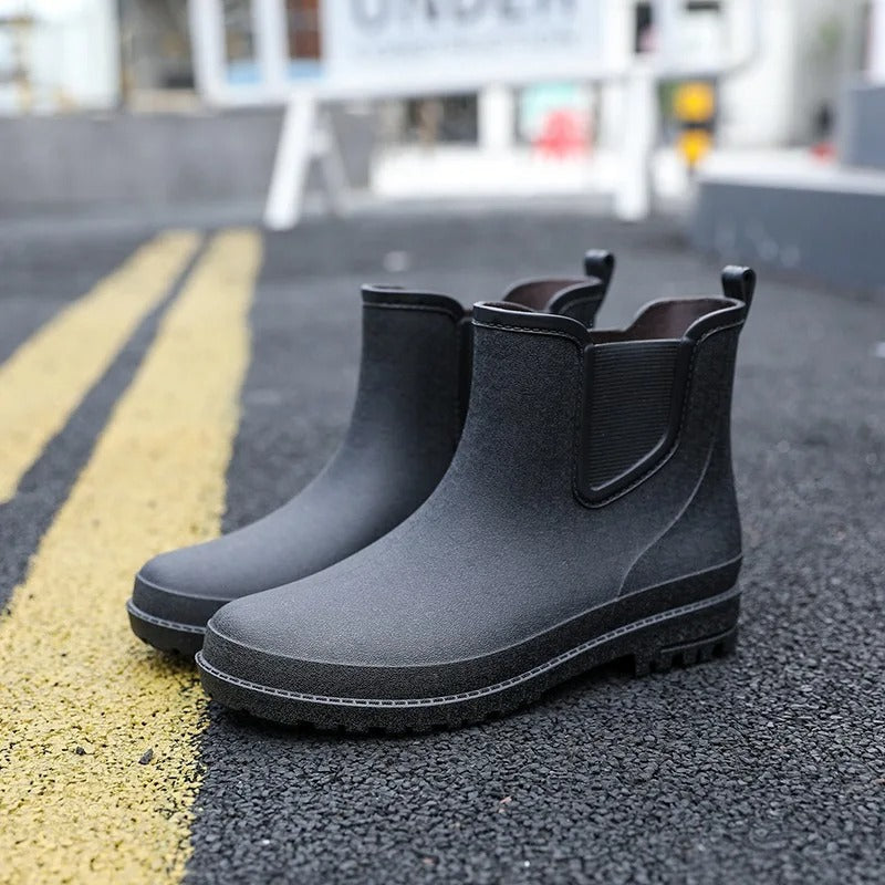 Women's Slim Fit Sealed Chelsea Platform Rainboots