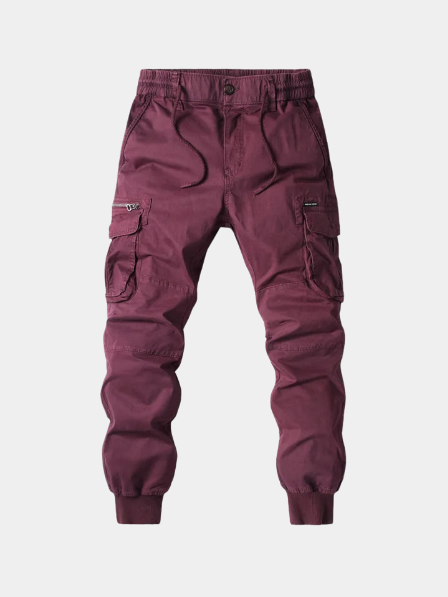 Men's Multi-Pocket Slim Leg Cargo Jogger Pants