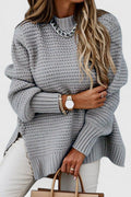 Women's Coordinated Ribbed Pullover and Bottoms Set