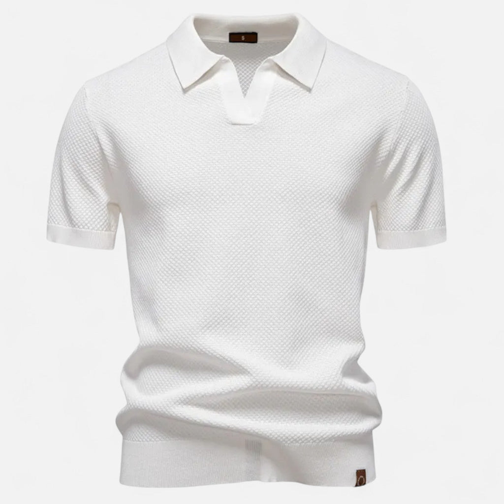 Men's Soft Wool Summer Outdoor Gathering Polo