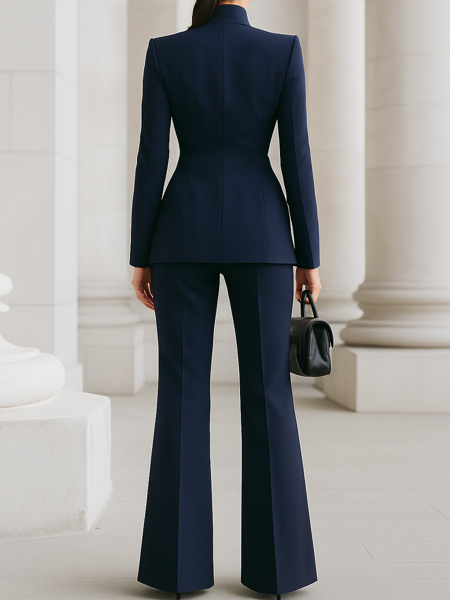 Women's Timeless Interview Office Blazer Suit Set