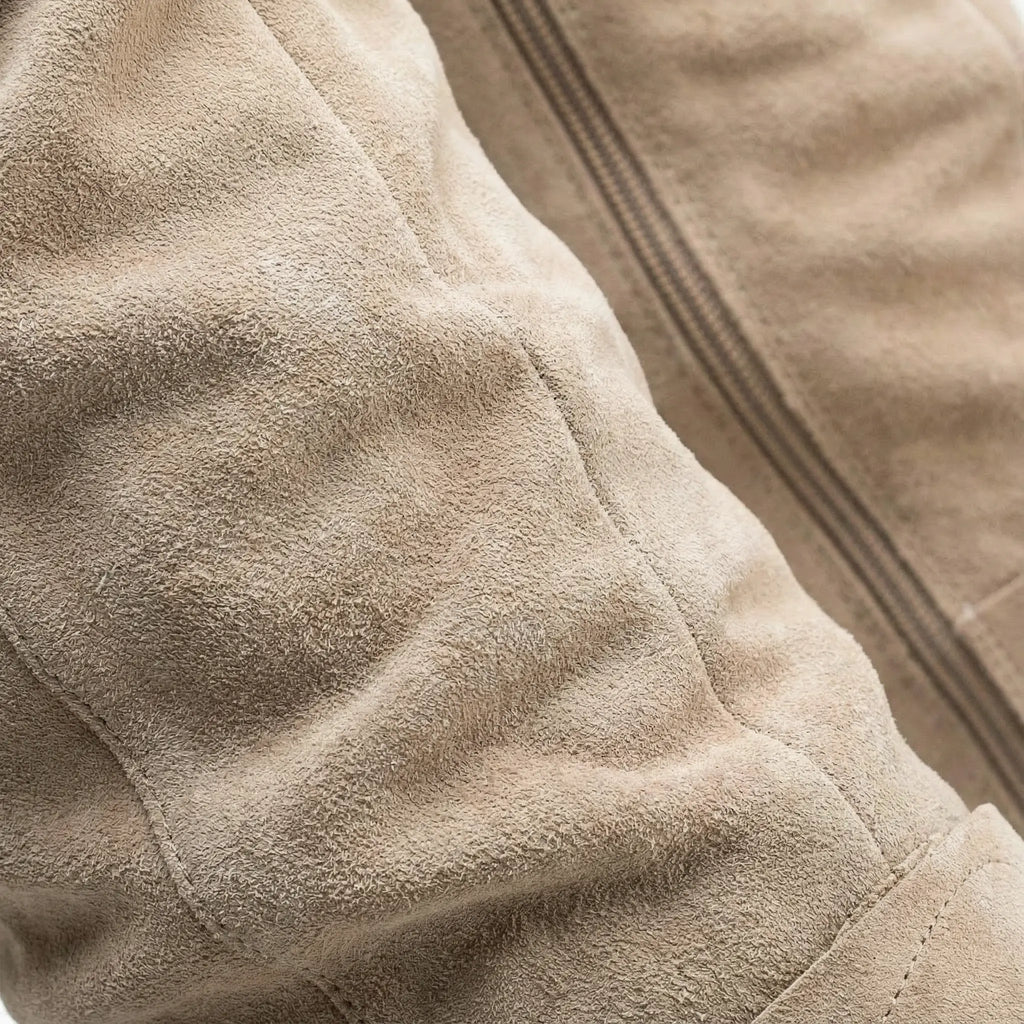 Women's Slouchy Tall Boots with Draped Gathered Shaft