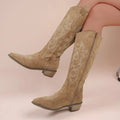 Women's Relaxed Wide Calf Flat Cowgirl Boots