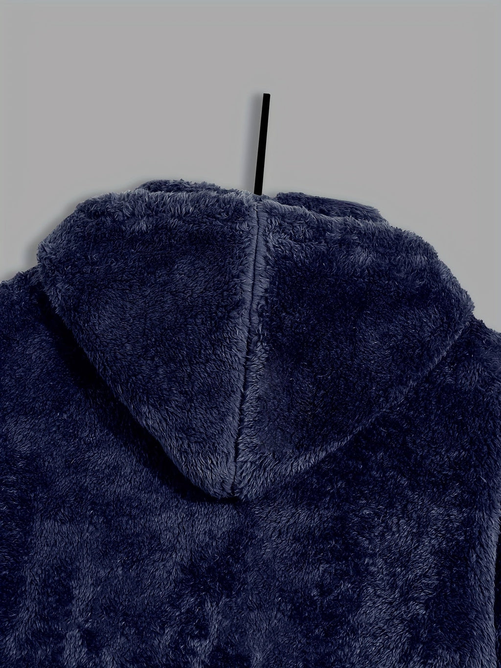 Men's Full Zip Hooded Cozy Plush Jacket