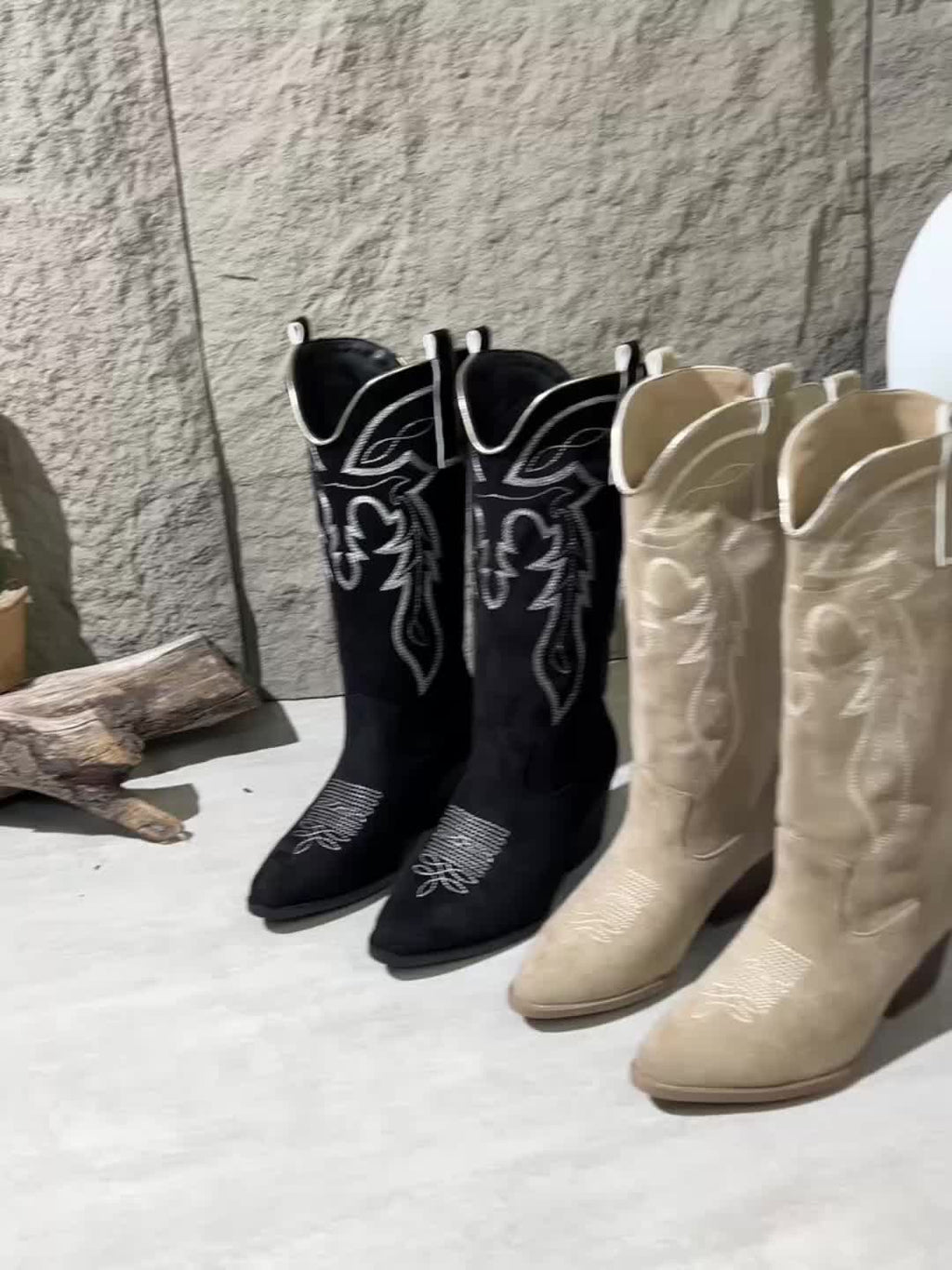 Women's Roomy Fit Cowgirl Boots with Slouch Shaft