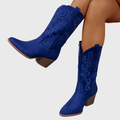 Women's Relaxed Western Boots for Wider Calves