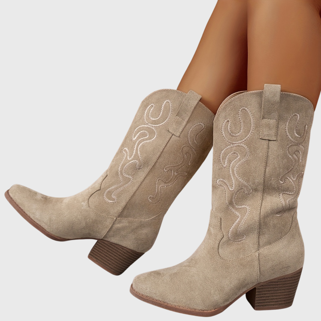 Women's Relaxed Western Boots for Wider Calves