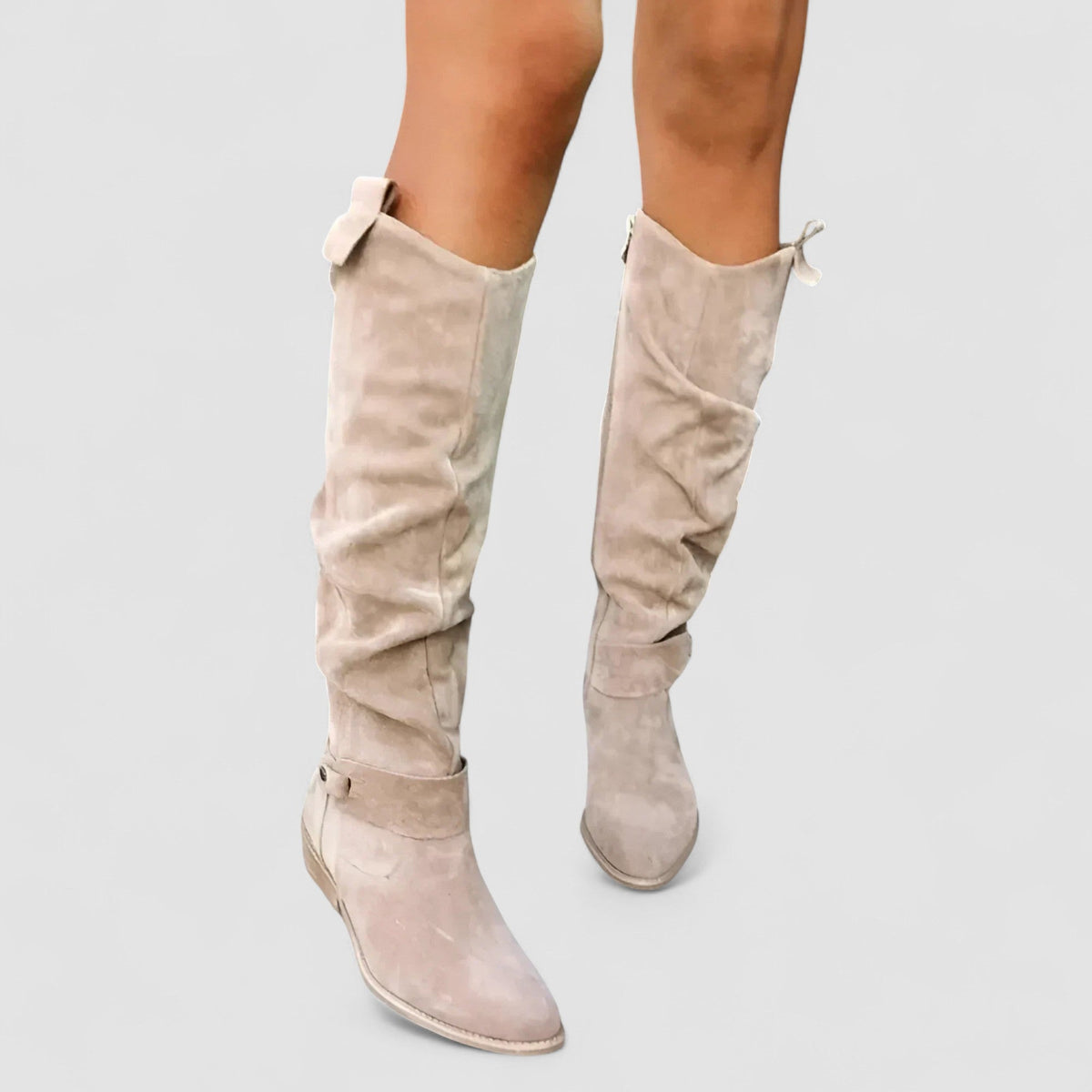 Women's Relaxed Drape Tall Boots for Everyday Wear