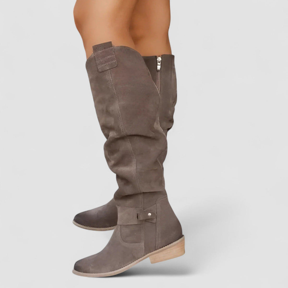 Women's Relaxed Drape Tall Boots for Everyday Wear