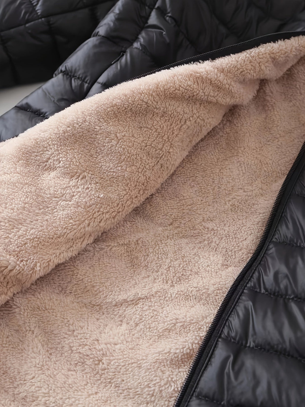 Women's Long Lined Quilted Puffer Coat