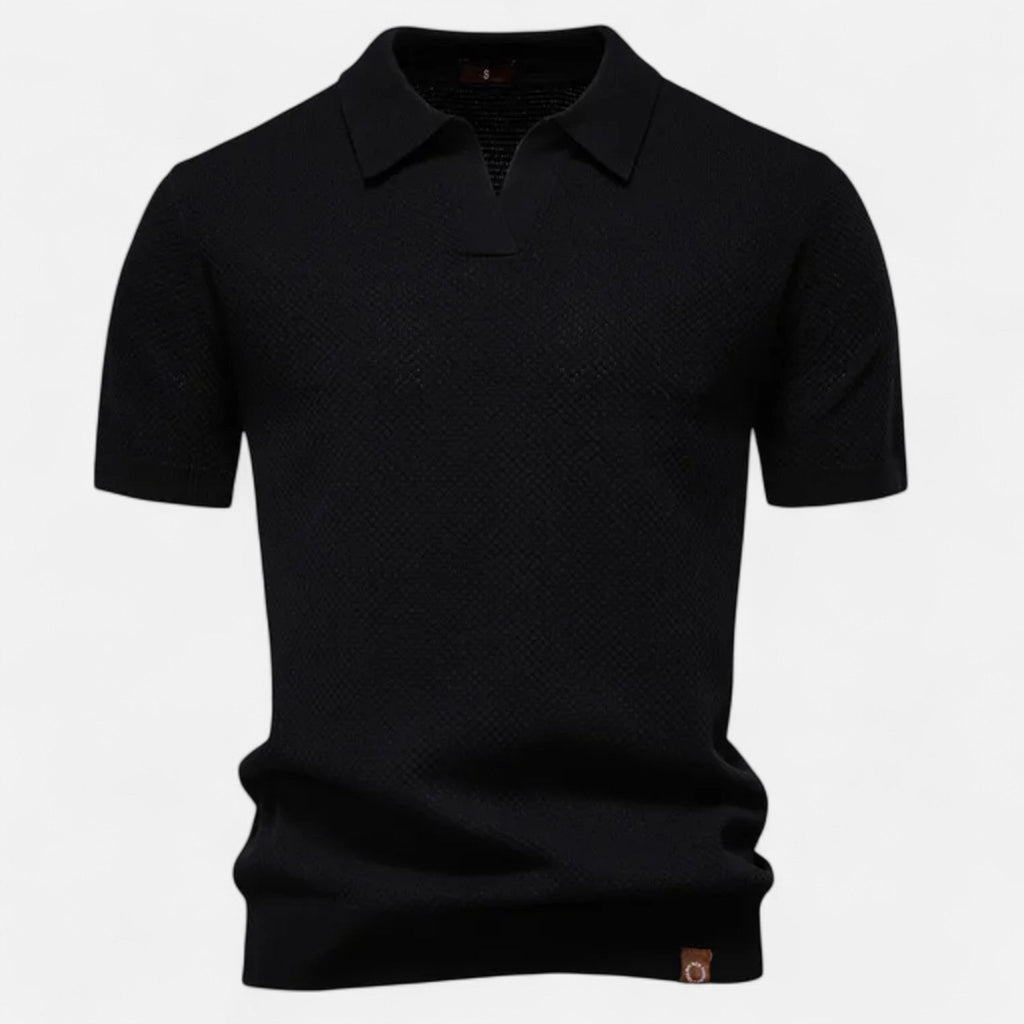 Men's Soft Wool Summer Outdoor Gathering Polo
