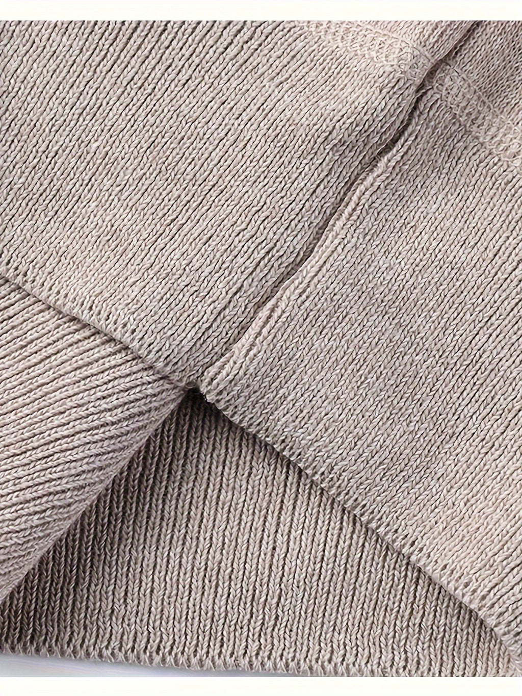 Men's Warm Lined Rollneck Pullover Knit Top