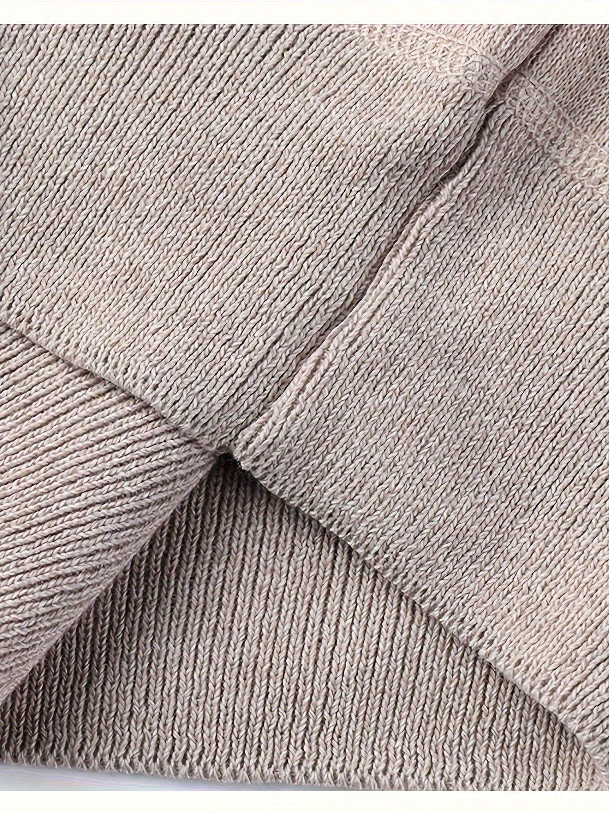 Men's Warm Lined Rollneck Pullover Knit Top