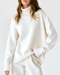 Women's Everyday Layering Loose High Neck Sweater
