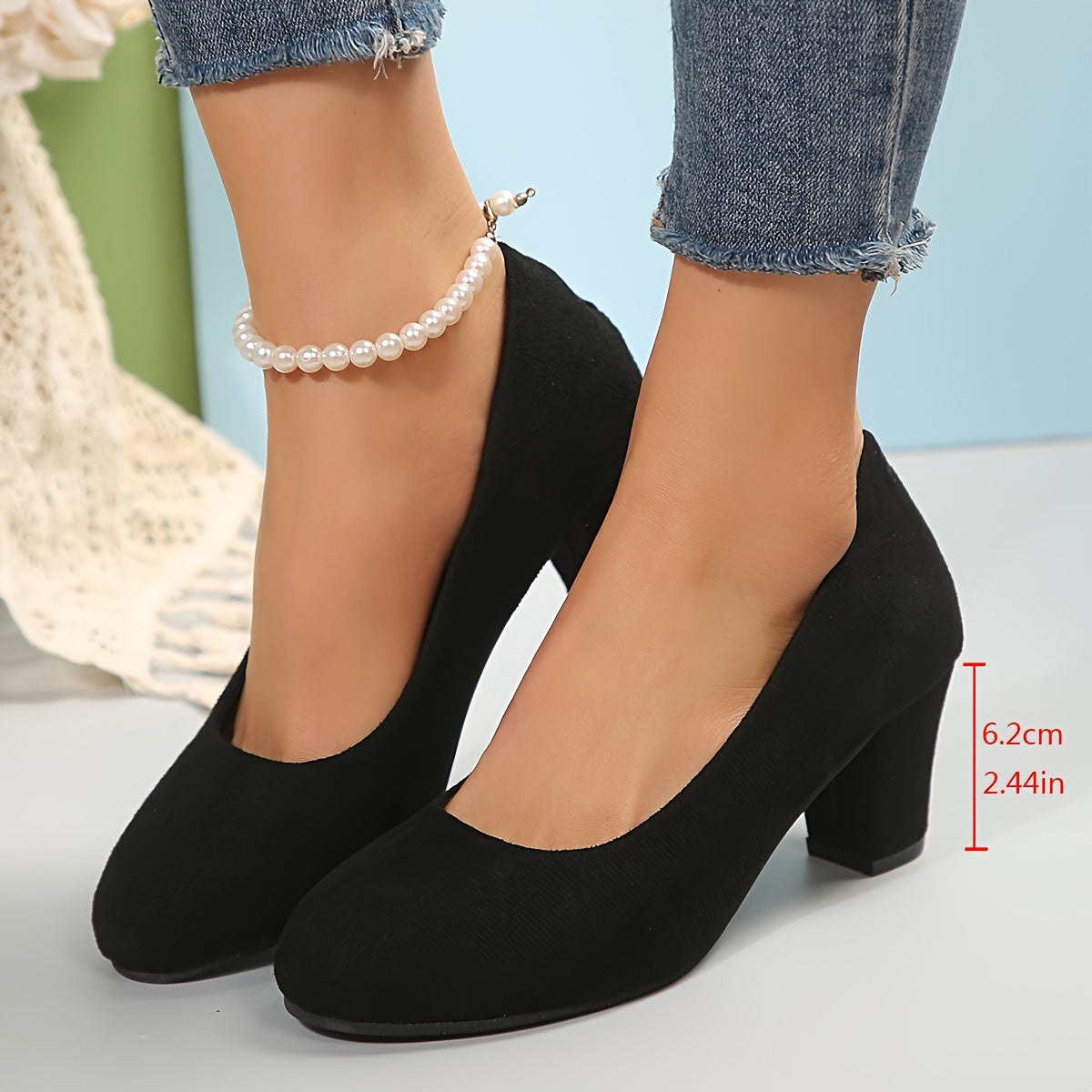 Women's Roomy Toe Supportive Work Pumps