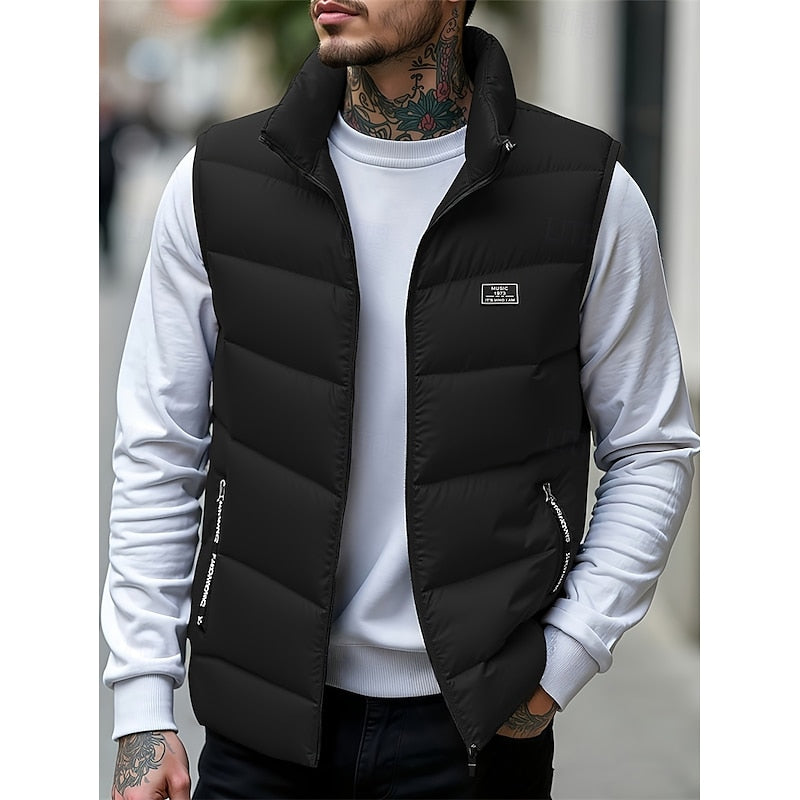 Men's Insulated Quilted Sleeveless Puffer Vest