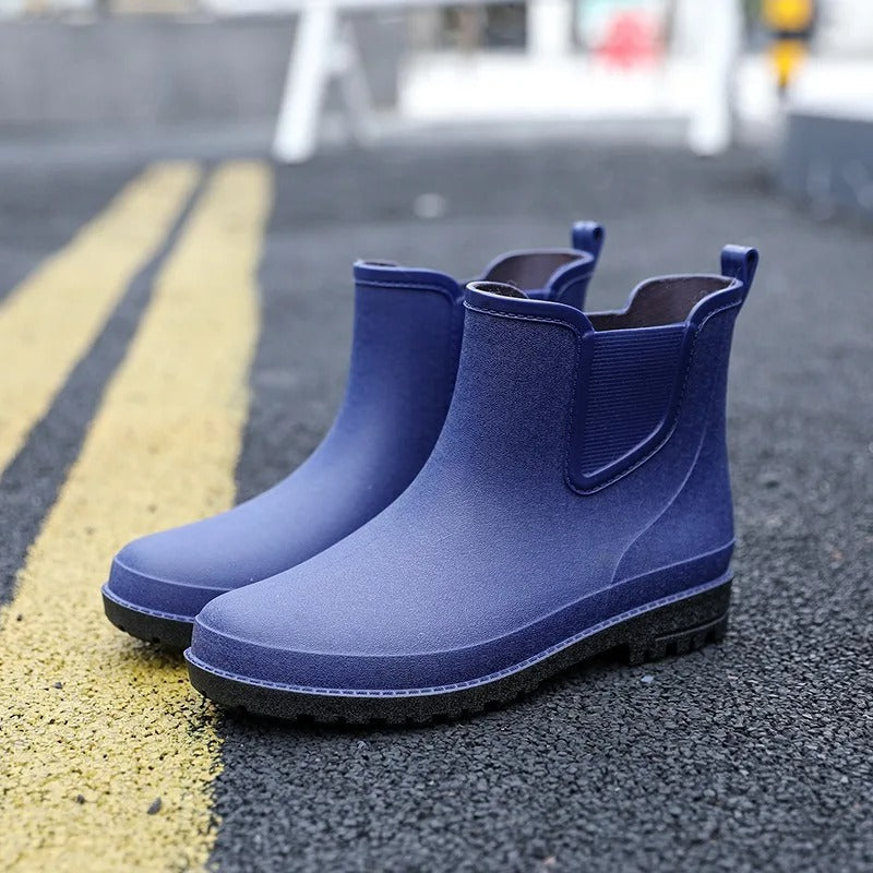 Women's Slim Fit Sealed Chelsea Platform Rainboots