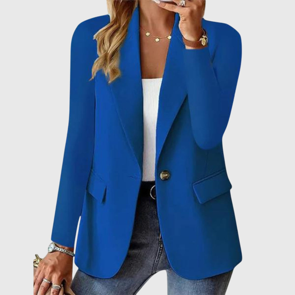Women's Polished Workwear Blazer with Structured Shape