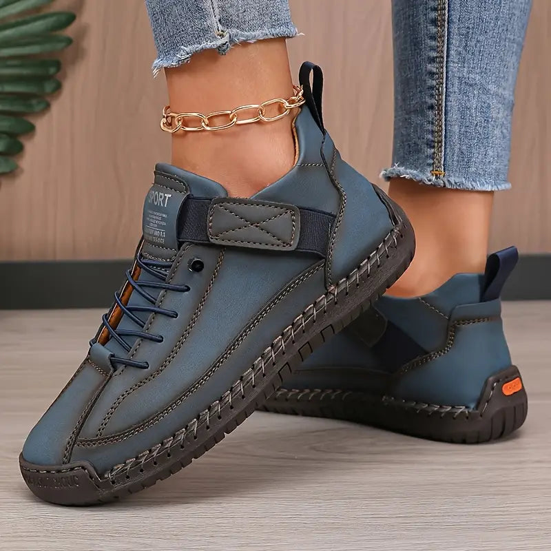 Women's Cushioned Sole Roomy Orthopedic Walking Sneakers