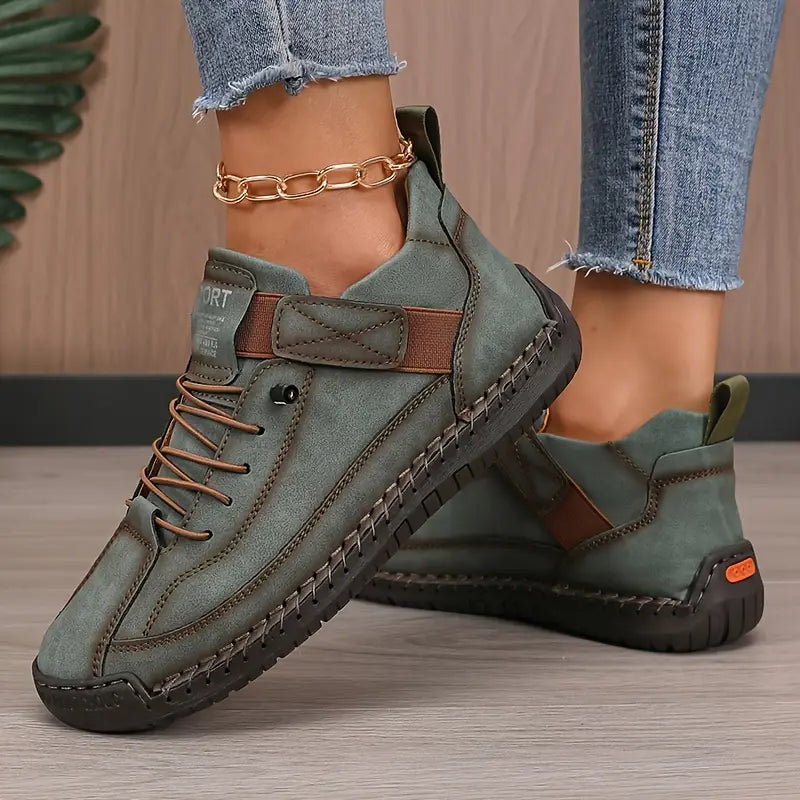 Women's Cushioned Sole Roomy Orthopedic Walking Sneakers