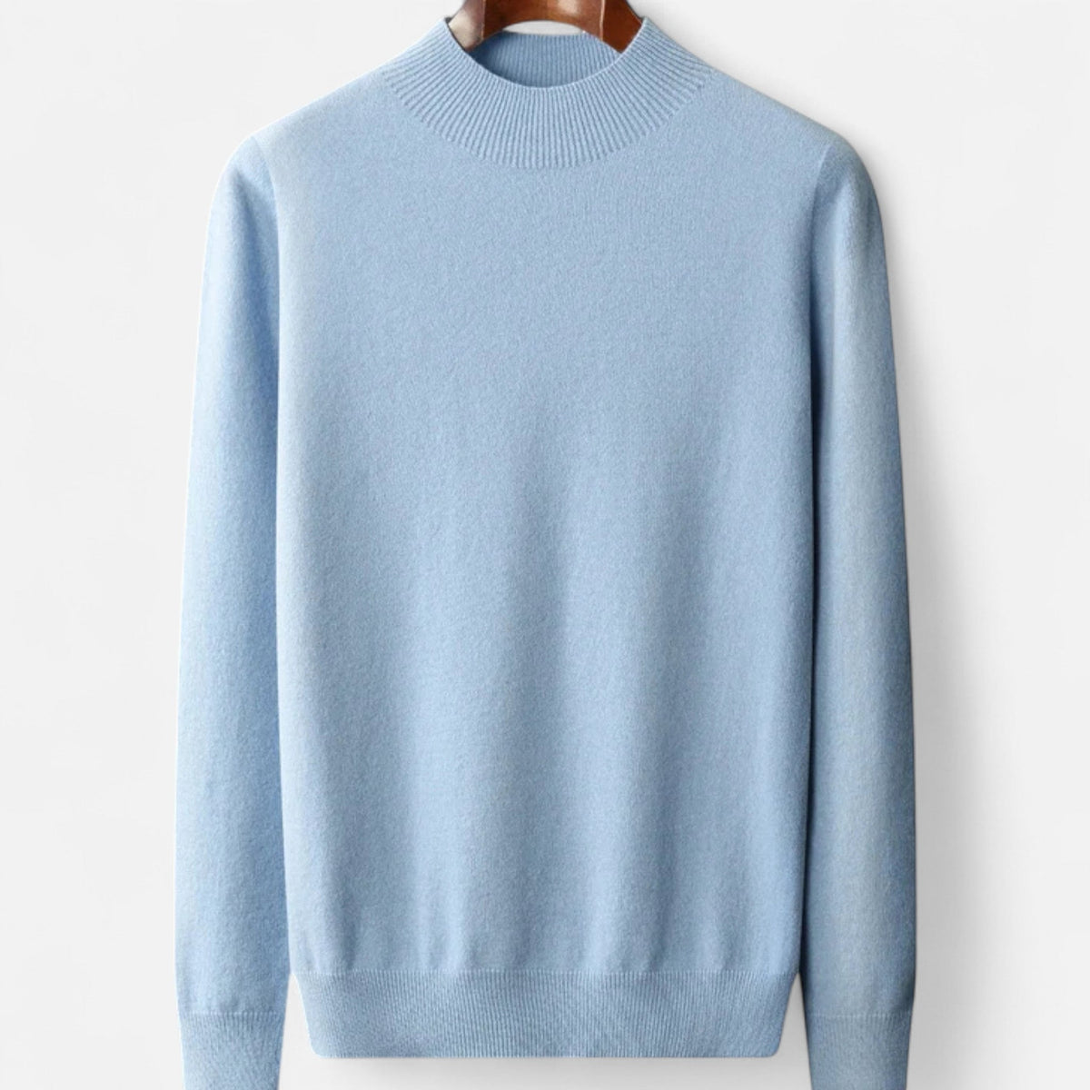 Men's Warm Business Dinner Half-Neck Wool Sweater