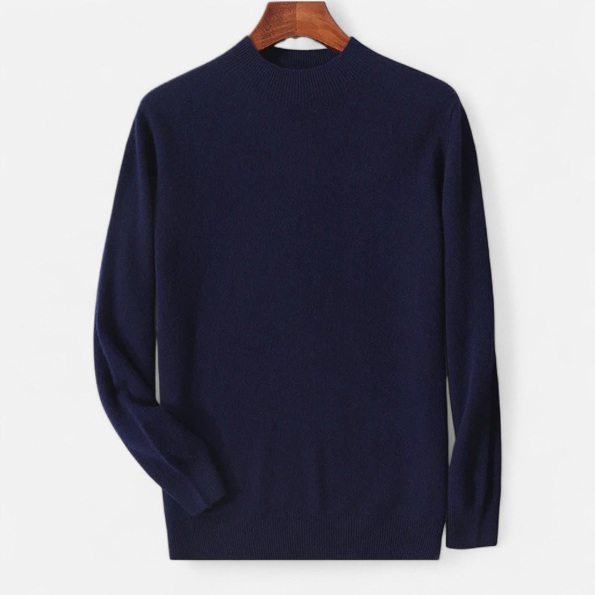 Men's Warm Business Dinner Half-Neck Wool Sweater