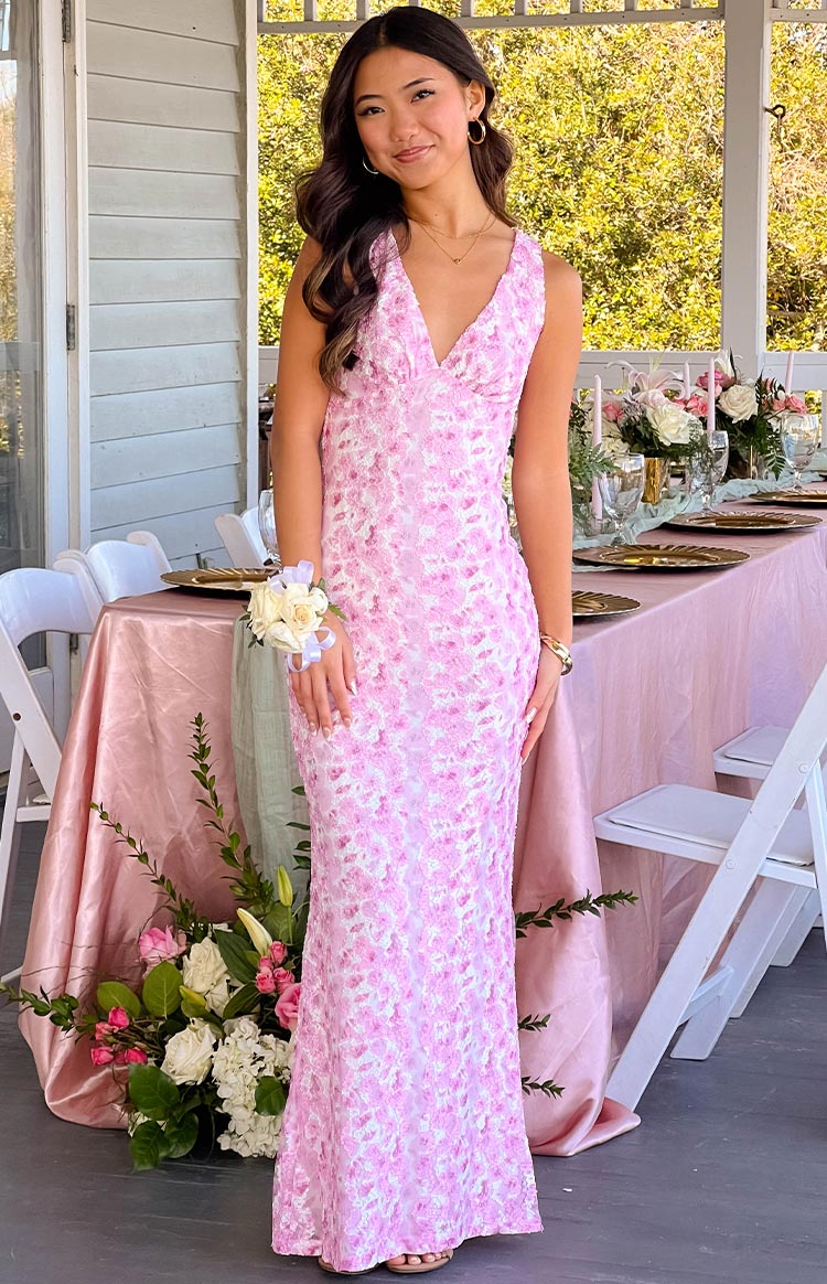 Women's Summer Celebration Floral Maxi Dress