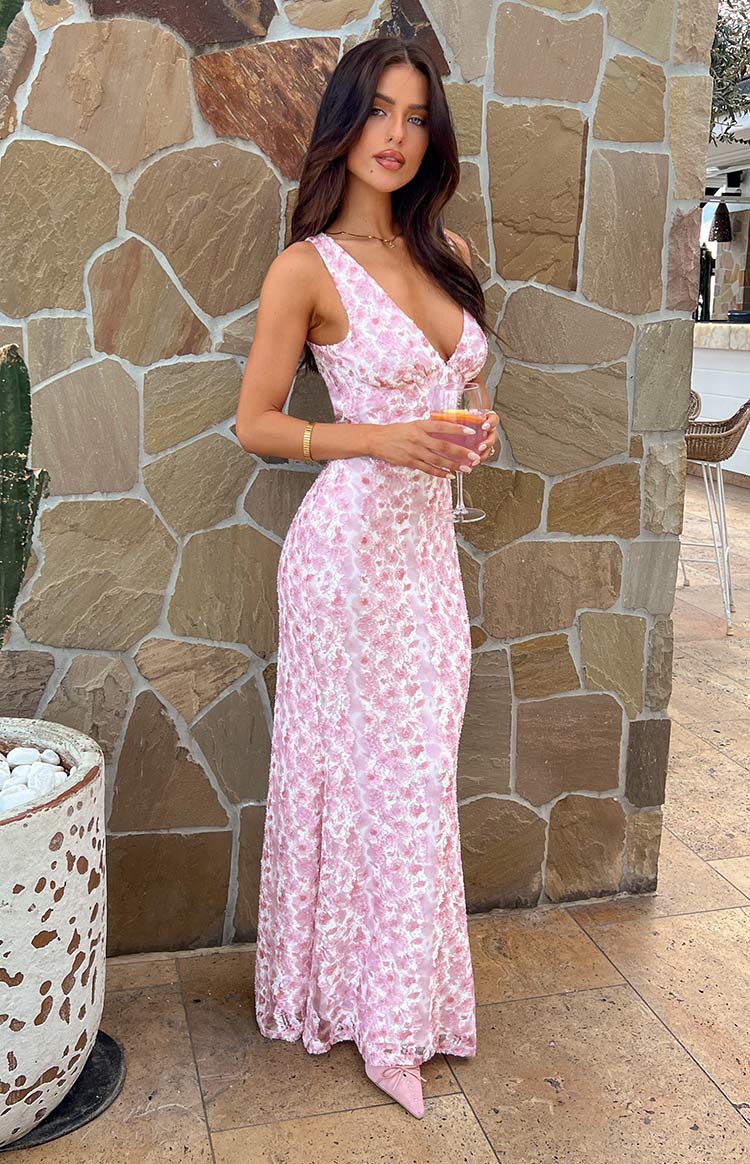 Women's Summer Celebration Floral Maxi Dress