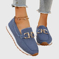 Women's Supportive Horsebit Detail Comfort Slip-Ons